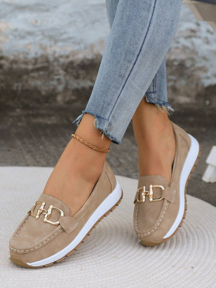 Christine | Chic Buckle Loafers