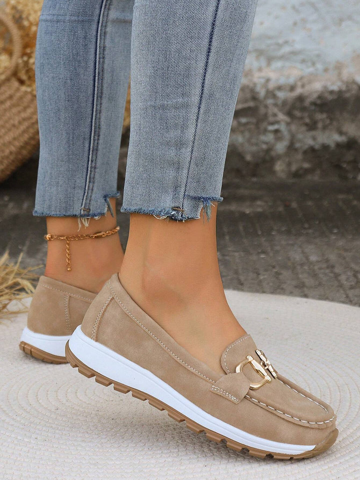 Christine | Chic Buckle Loafers