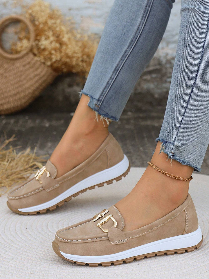 Christine | Chic Buckle Loafers