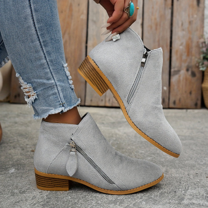 Nancy | Stylish Suede Ankle Boots