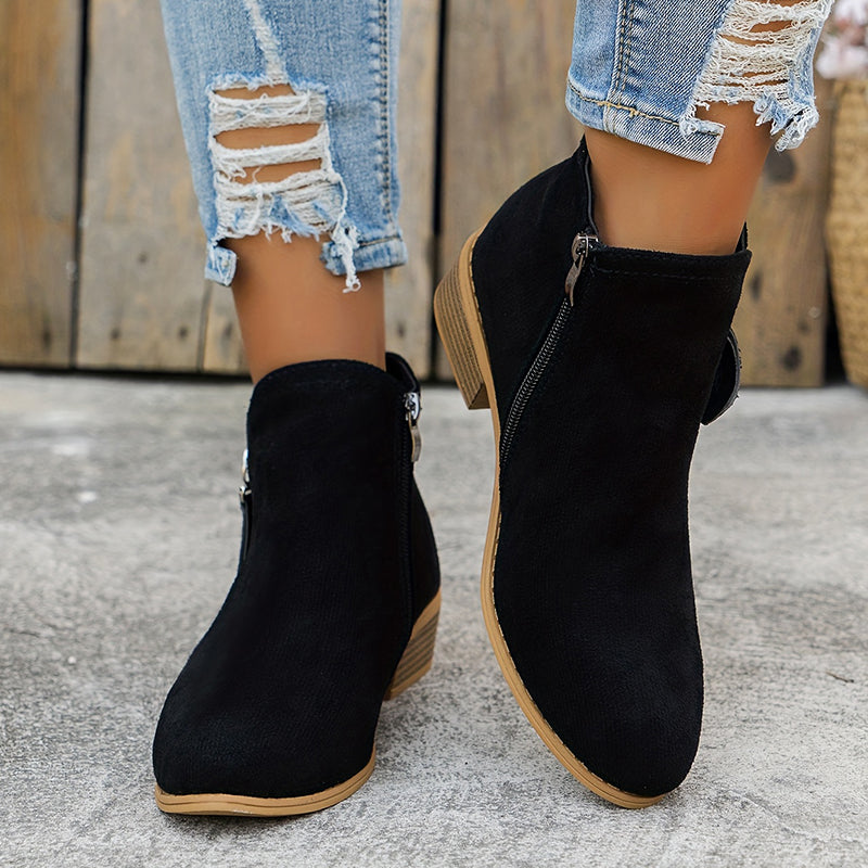 Nancy | Stylish Suede Ankle Boots