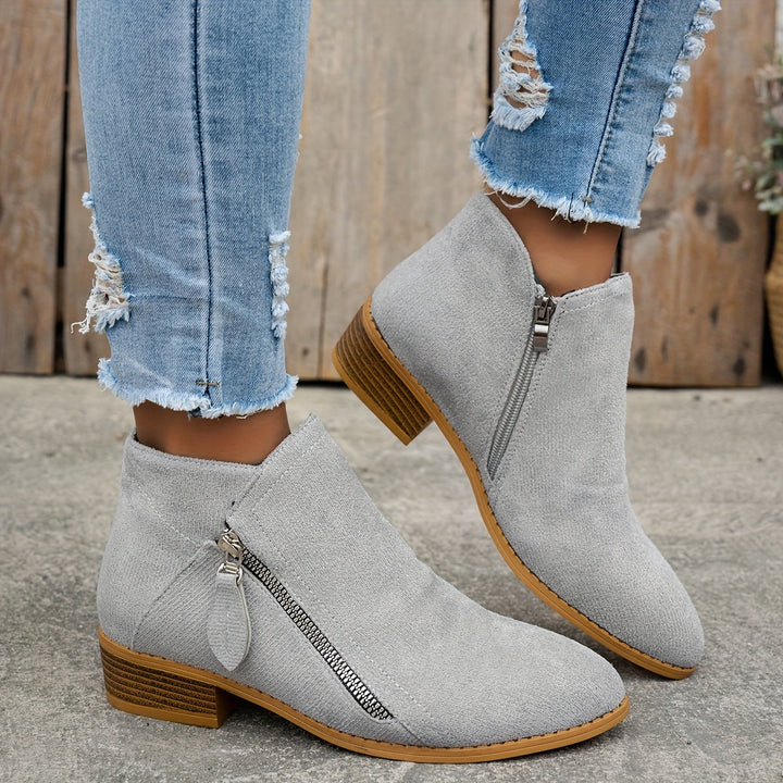 Nancy | Stylish Suede Ankle Boots