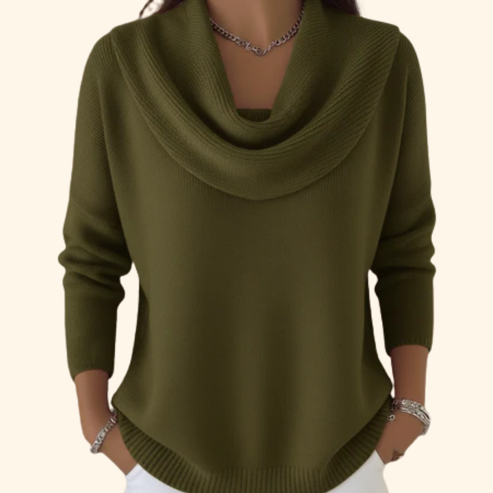 Ann | Cowl Neck Sweater