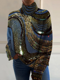 Women’s Christmas Turtleneck Pullover Sweater