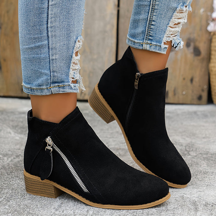 Nancy | Stylish Suede Ankle Boots