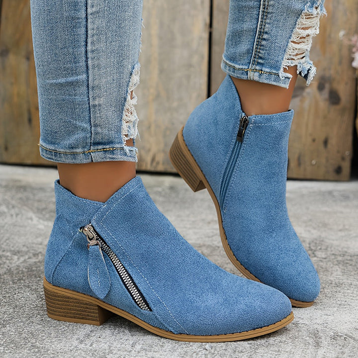 Nancy | Stylish Suede Ankle Boots