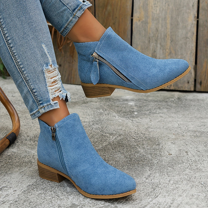 Nancy | Stylish Suede Ankle Boots