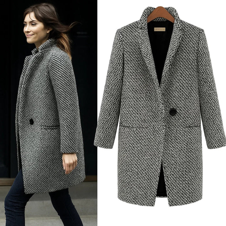 Colleen | Long Wool Coat