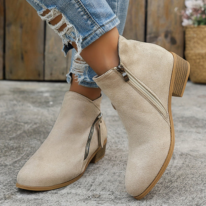 Nancy | Stylish Suede Ankle Boots