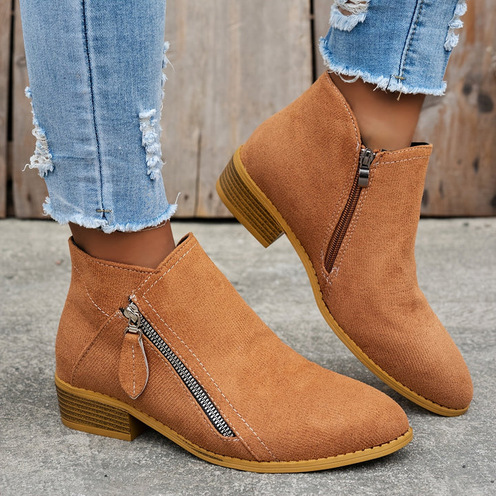 Nancy | Stylish Suede Ankle Boots