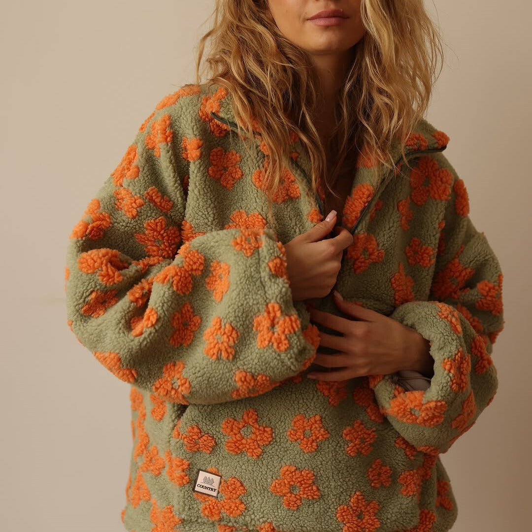 Gail | Bloom Fleece Pullover