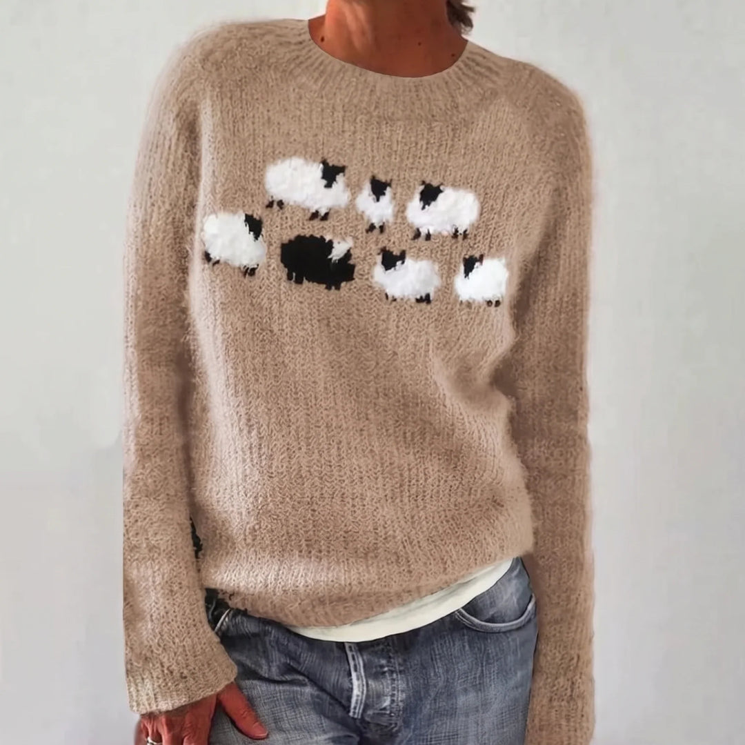 Sandra | Comfortable Cute Sheep Sweater