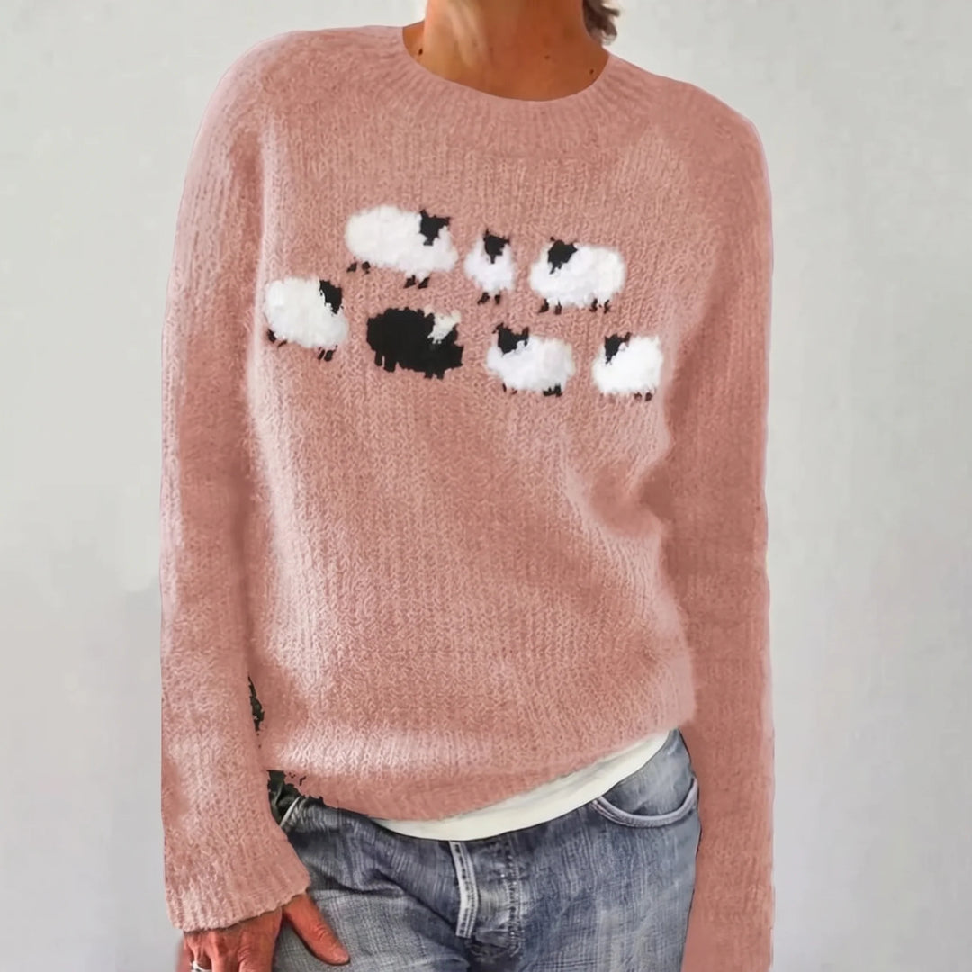 Sandra | Comfortable Cute Sheep Sweater