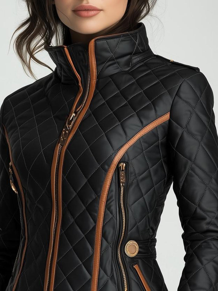 Diane | Women's Diamond Quilted Winter Jacket