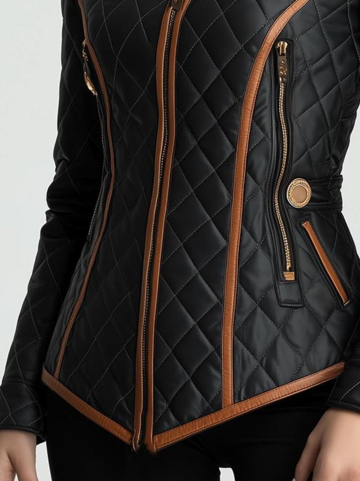 Diane | Women's Diamond Quilted Winter Jacket