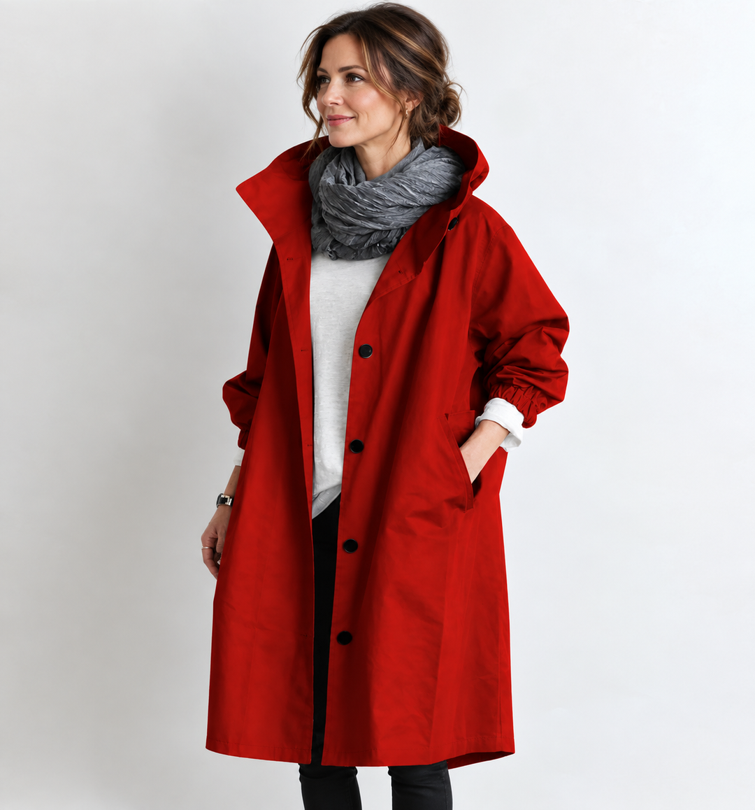 Margaret | Hooded Longline Coat