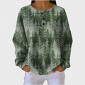 Women’s Christmas Tree Print Pullover Sweater