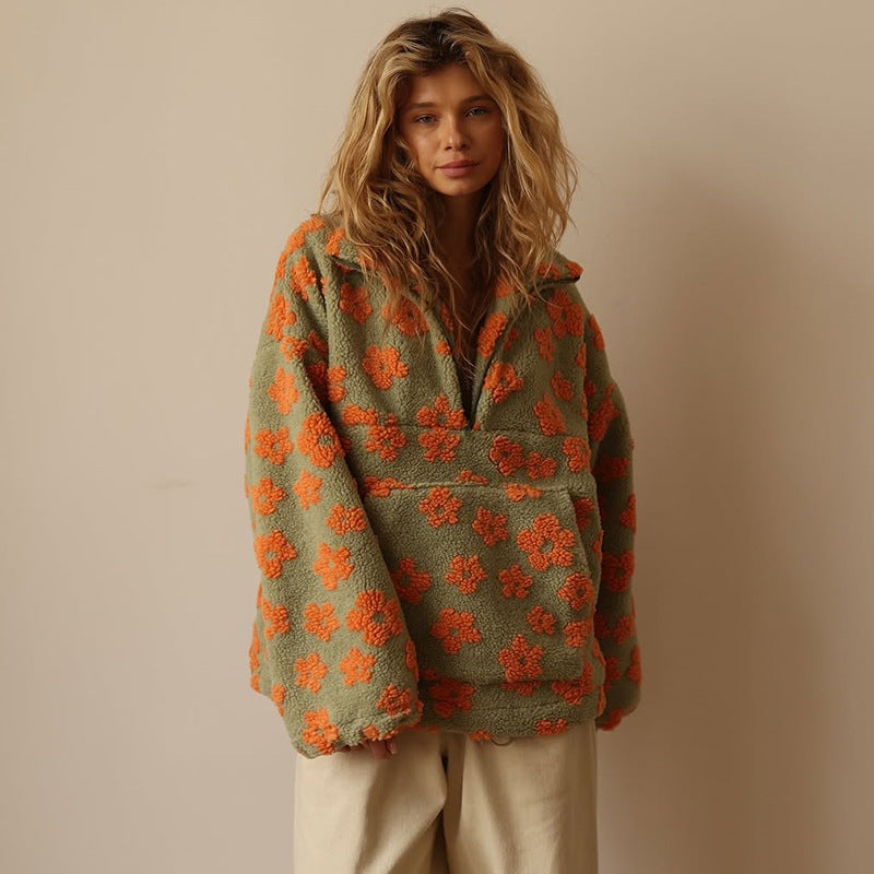 Gail | Bloom Fleece Pullover