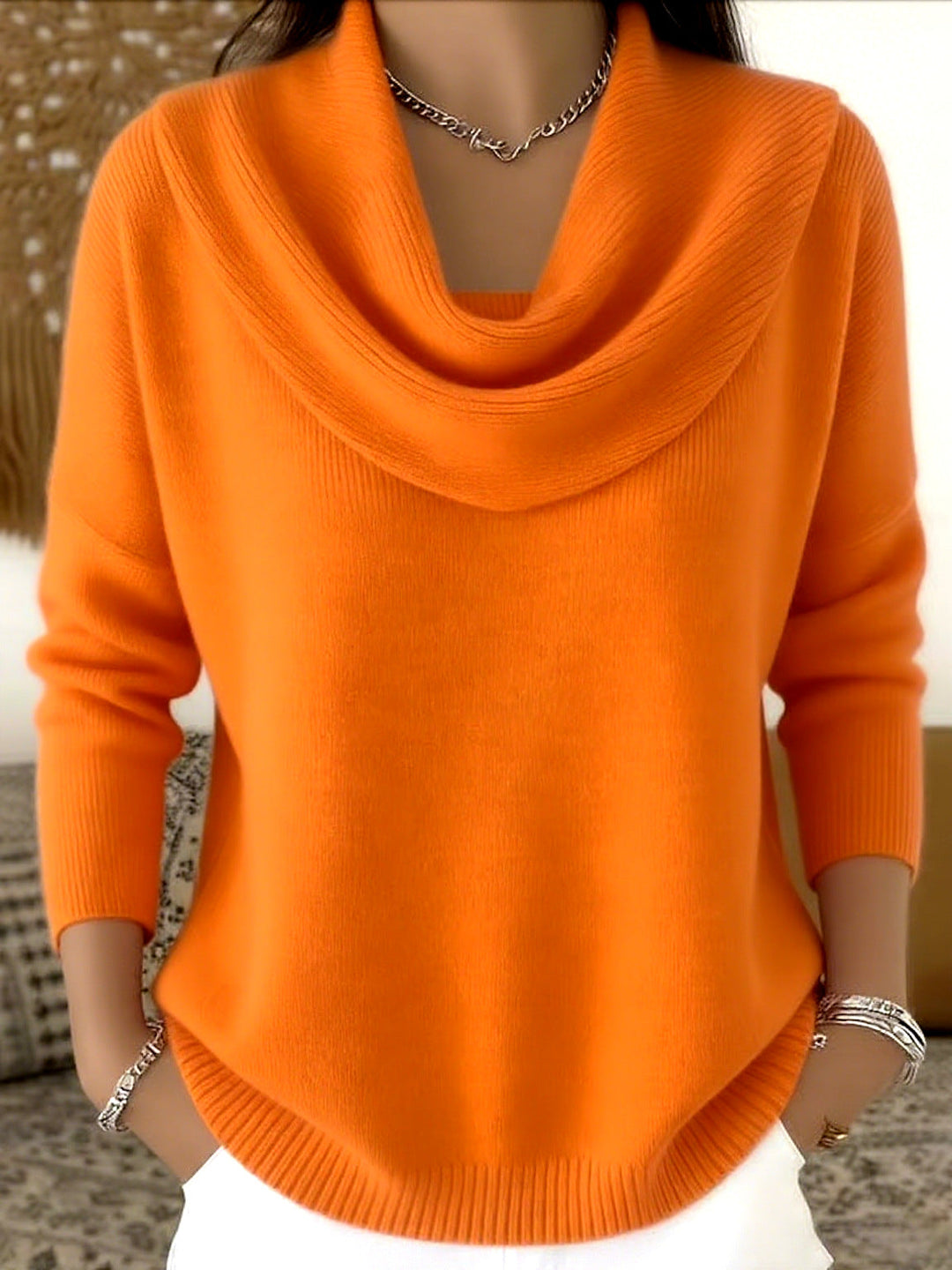 Ann | Cowl Neck Sweater