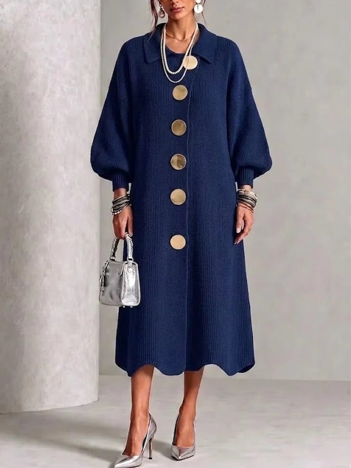 Colleen | Long Sleeve Button-Down Dress