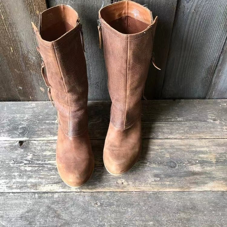 Susan | Leather Fall Boots