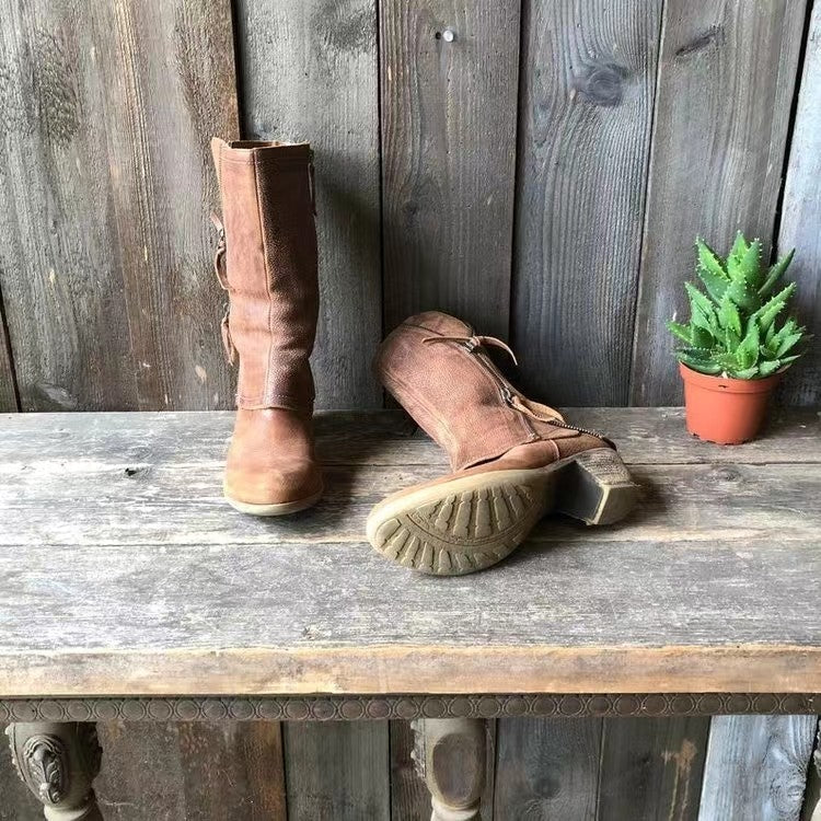 Susan | Leather Fall Boots