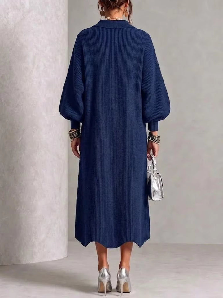 Colleen | Long Sleeve Button-Down Dress