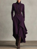 Arielle - Asymmetric Draped Maxi Dress