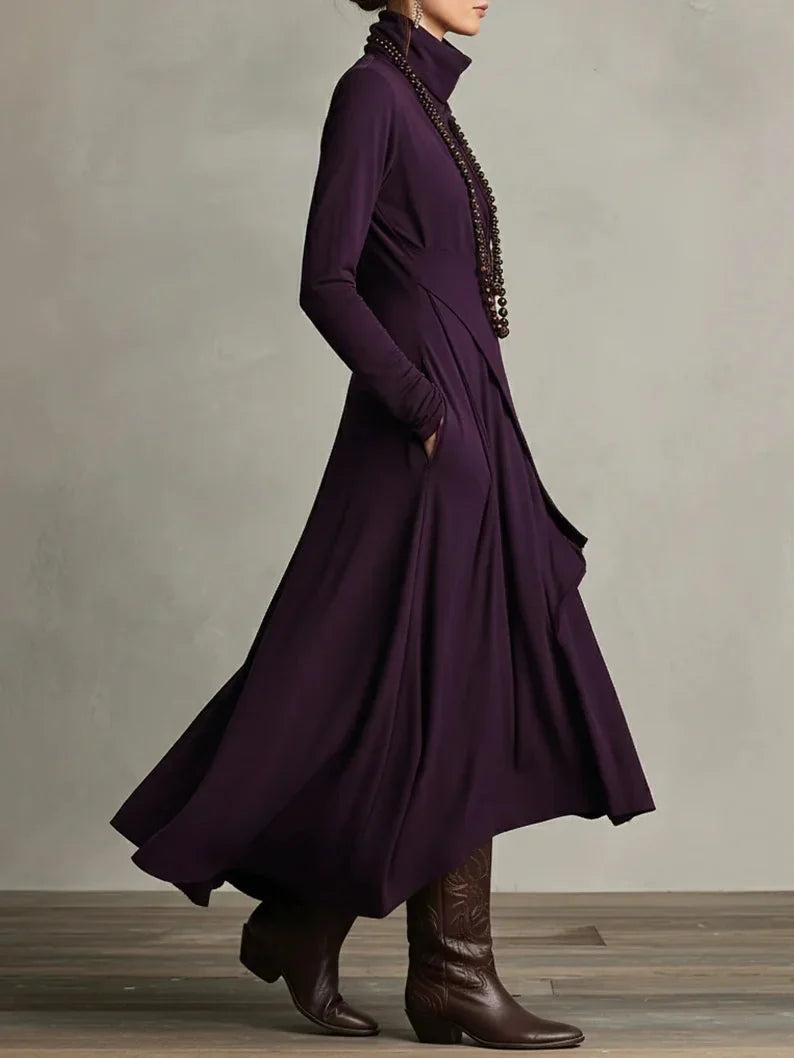 Arielle - Asymmetric Draped Maxi Dress