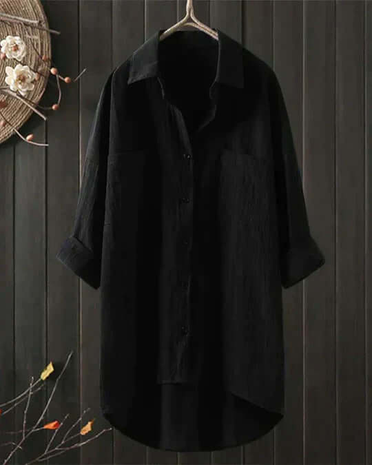 Calista | Women's Collared Button-Down Long Sleeve Blouse