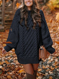Calloway | Women's Cable Knit Sweater Dress