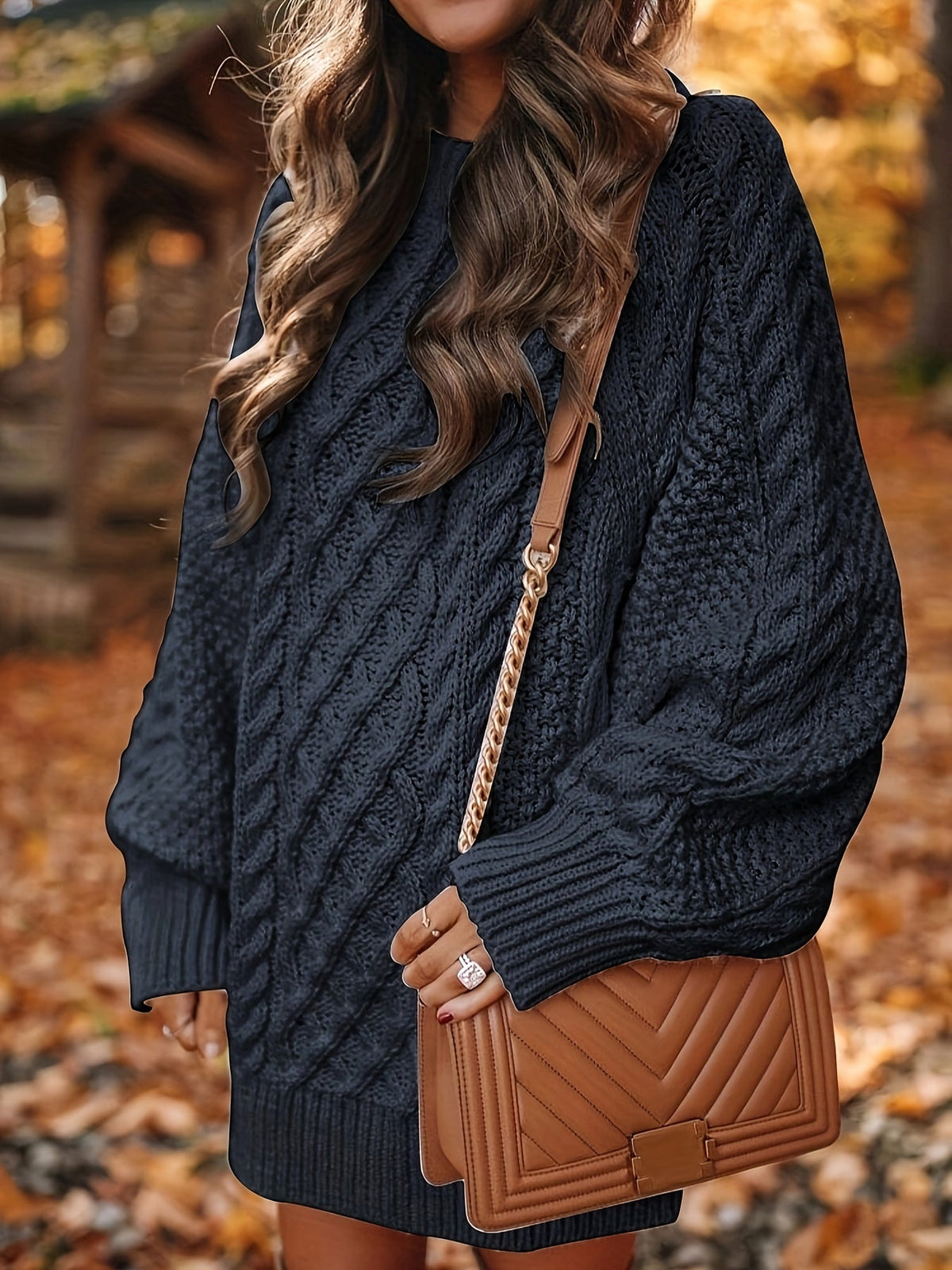 Calloway | Women's Cable Knit Sweater Dress