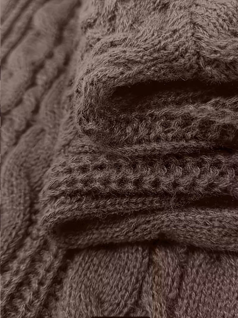 Carwyn | Women's Hooded Cable Knit Sweater Dress
