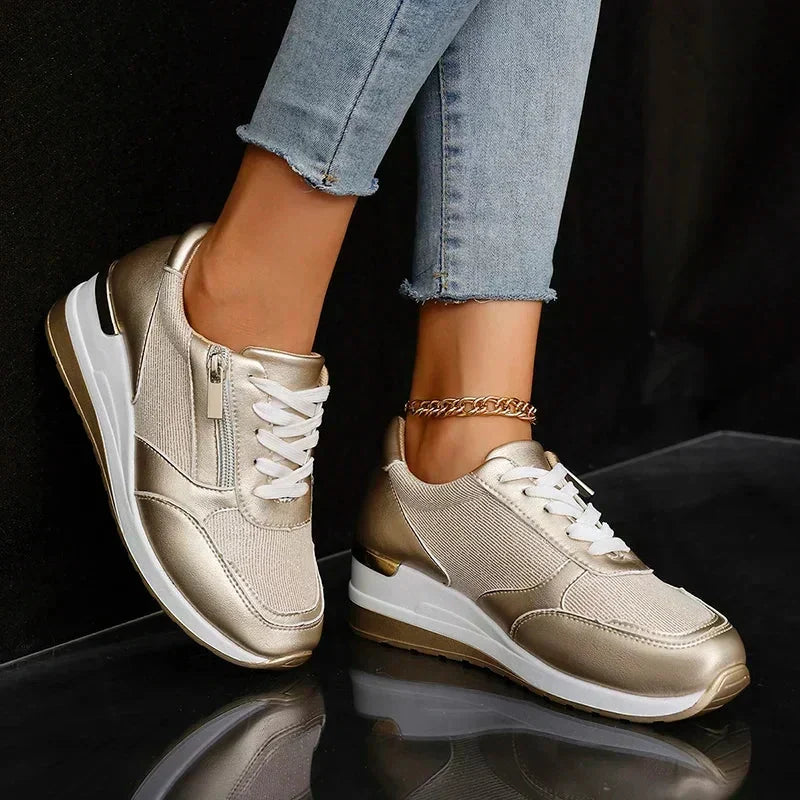 Grace | Metallic Comfort Sneakers