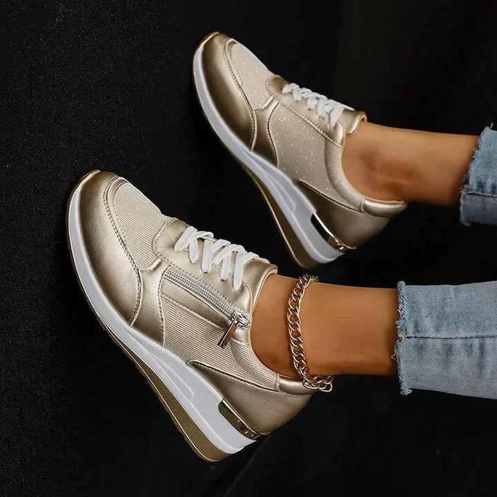 Grace | Metallic Comfort Sneakers