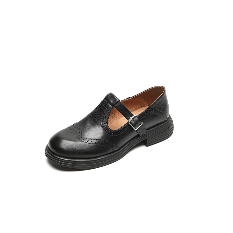 Elvara | Elegant Mary Janes Made Of Leather