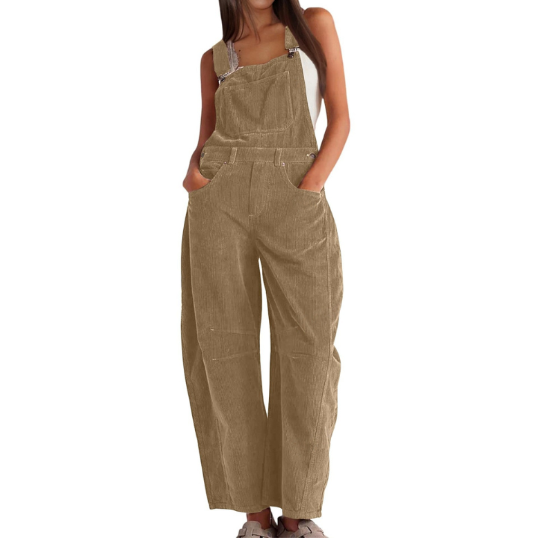 Faye | Women's Wide Leg Bib Overalls
