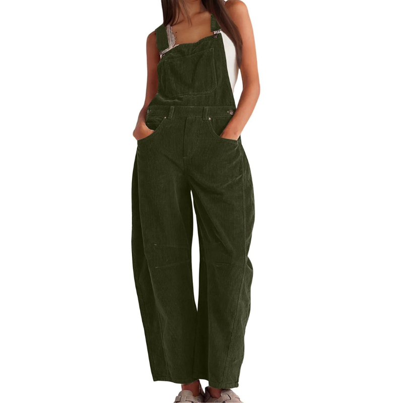Faye | Women's Wide Leg Bib Overalls