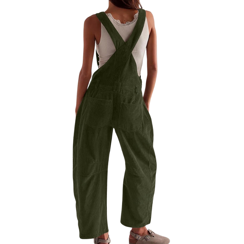 Faye | Women's Wide Leg Bib Overalls
