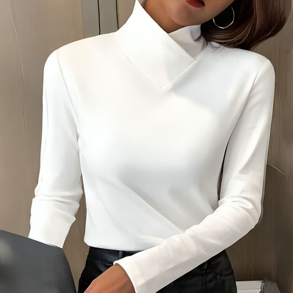 Florencia | Women's Turtleneck Long Sleeve Top