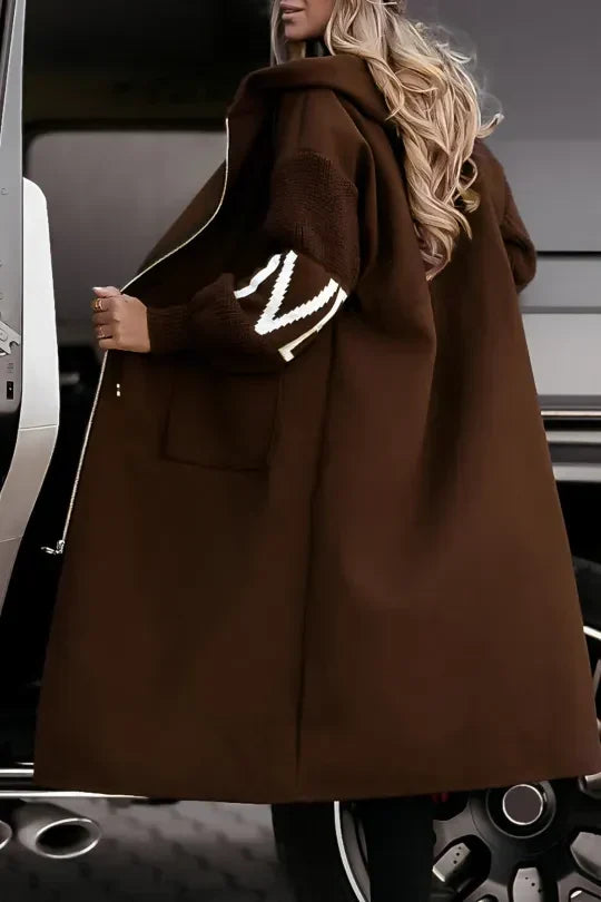 Grace | Water-Repellent Patchwork Jacket with Hood