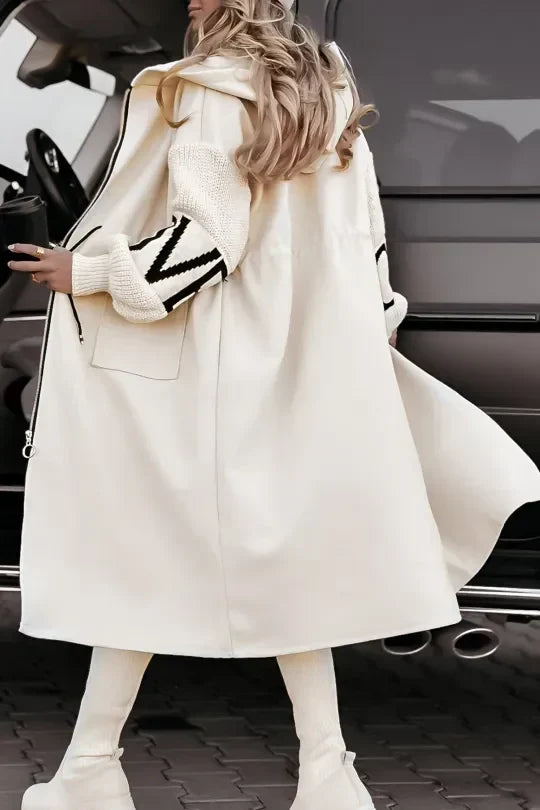 Grace | Water-Repellent Patchwork Jacket with Hood