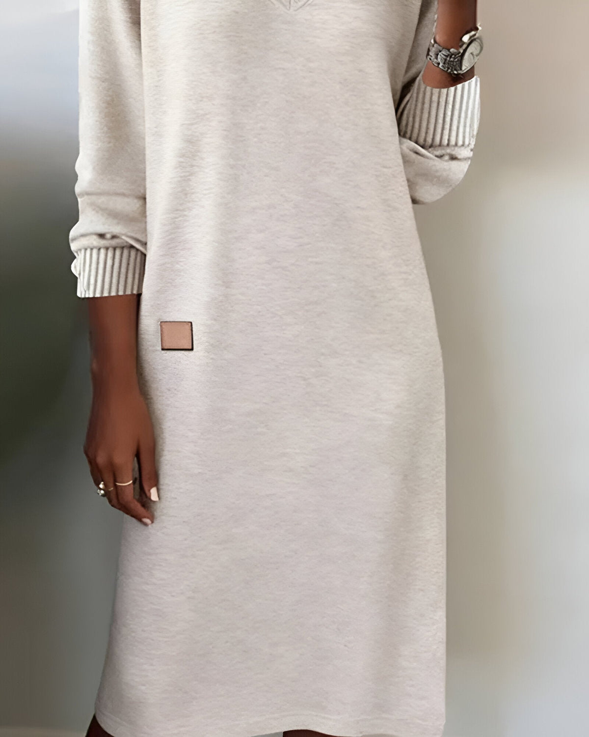 Halvine | Women's Long Sleeve Sweater Dress