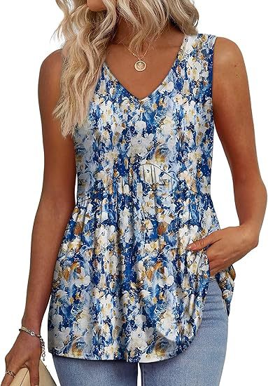 Kassandra | Women's V-Neck Sleeveless Top