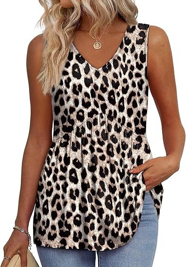 Kassandra | Women's V-Neck Sleeveless Top