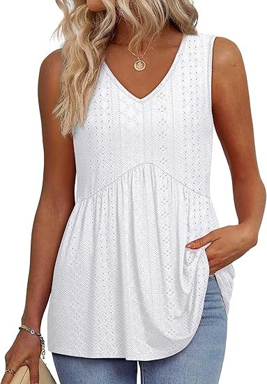 Kassandra | Women's V-Neck Sleeveless Top