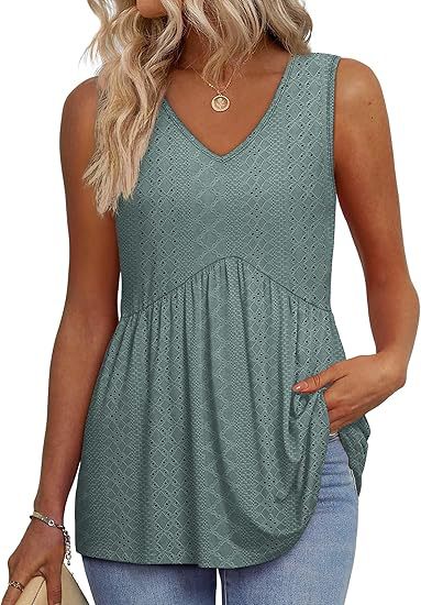 Kassandra | Women's V-Neck Sleeveless Top