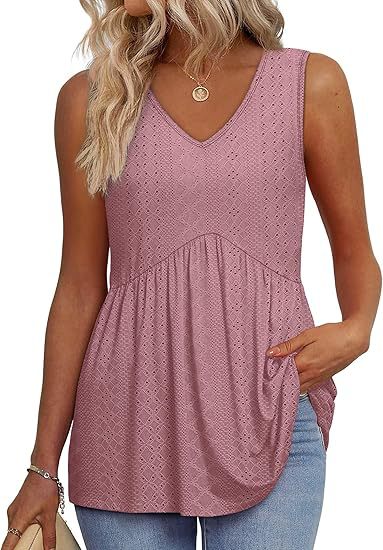 Kassandra | Women's V-Neck Sleeveless Top