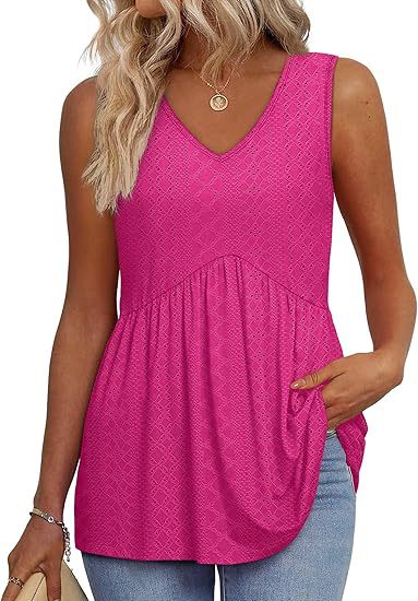 Kassandra | Women's V-Neck Sleeveless Top