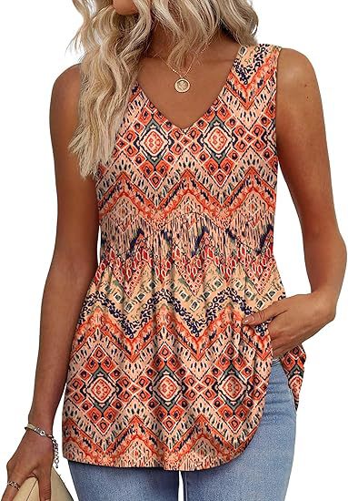 Kassandra | Women's V-Neck Sleeveless Top